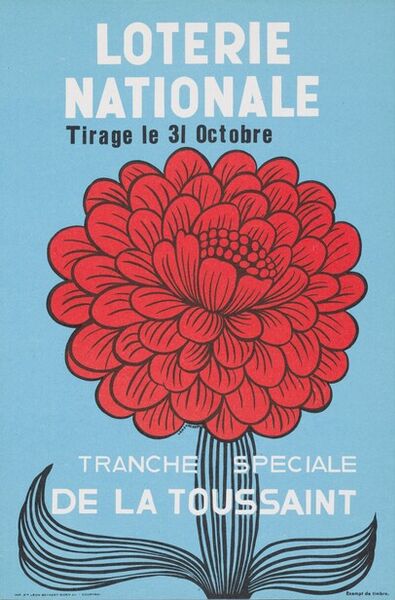 Tirage le 31 Octobre. Tranche spéciale de la Toussaint