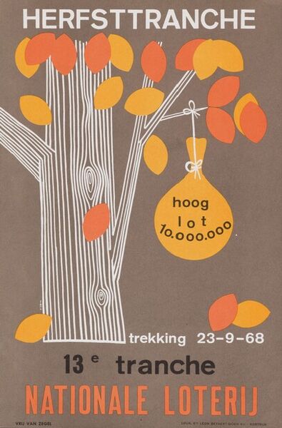 Herfsttranche, trekking 23-9-68, 13e tranche
