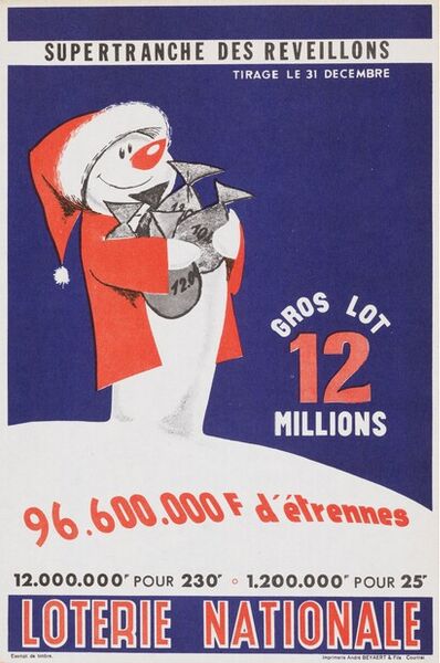 Supertranche des Réveillons. Tirage le 31 décembre