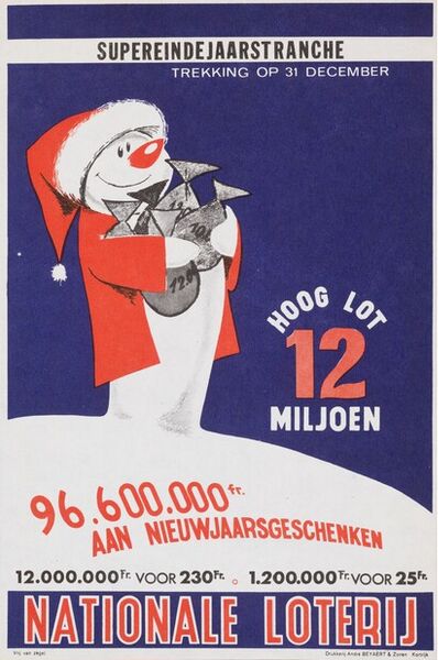 Supereindejaarstranche. Trekking op 31 december