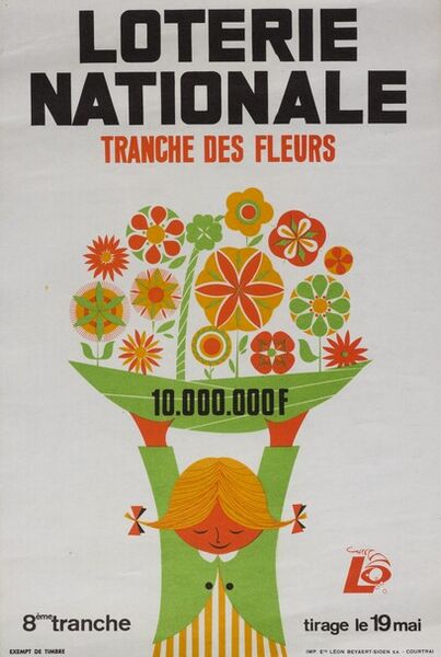 Tranche des Fleurs. 8ème tranche, tirage le 19 mai