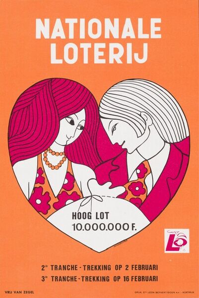 Hoog lot 10.000.000 F. 2de tranche - trekking op 2 februari, 3de tranche - trekking op 16 februari