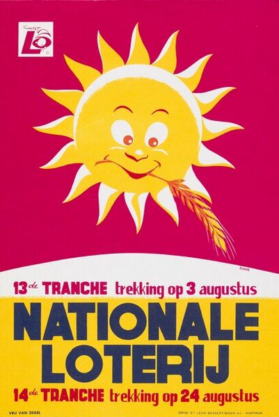 13de tranche, trekking op 3 augustus. 14de tranche, trekking op 24 augustus