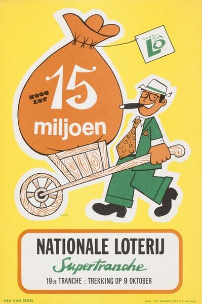 Supertranche. 19de tranche: trekking op 9 oktober