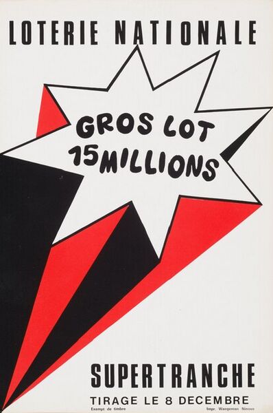 Gros lot 15 millions. Supertranche. Tirage le 8 décembre