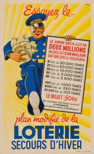 Essayez le... plan modifié de la Loterie Secours d'Hiver.