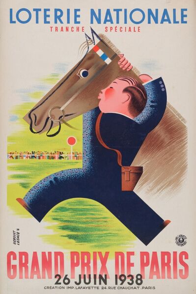 Loterie Nationale. Tranche spéciale. Grand Prix de Paris 26 juin 1938