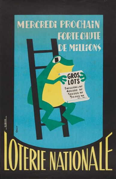 Mercredi prochain forte chute de millions. Loterie Nationale