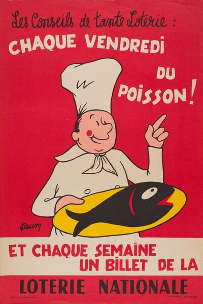 Les Conseils de tante Loterie : chaque vendredi du poisson ! Et chaque semaine un billet de la Loterie Nationale