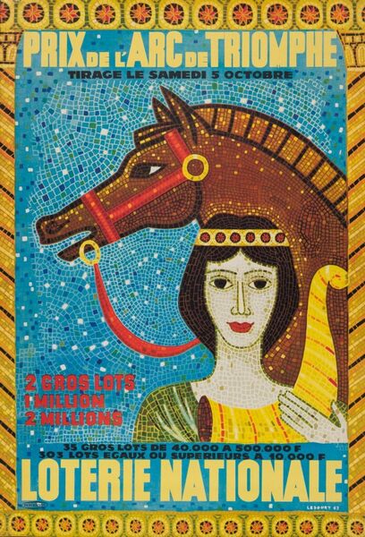 Prix de l'Arc de Triomphe. Tirage le samedi 5 octobre. Loterie Nationale