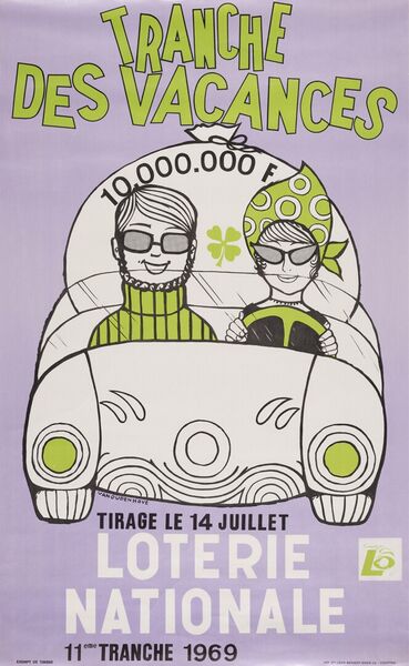 Tranche des Vacances. Tirage le 14 juillet. 11ème tranche 1969
