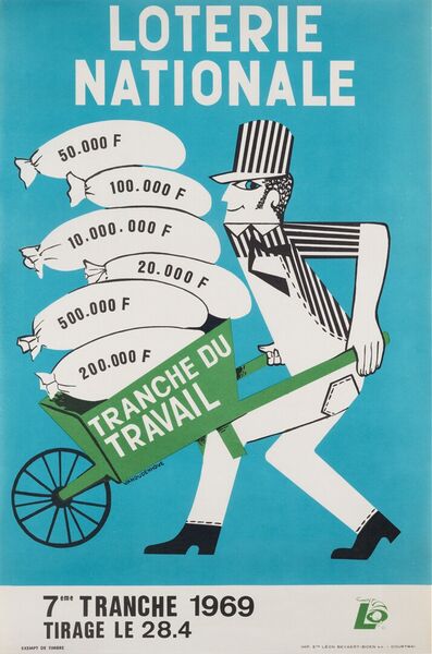 Tranche du Travail. 7ème tranche 1969. Tirage le 28.4