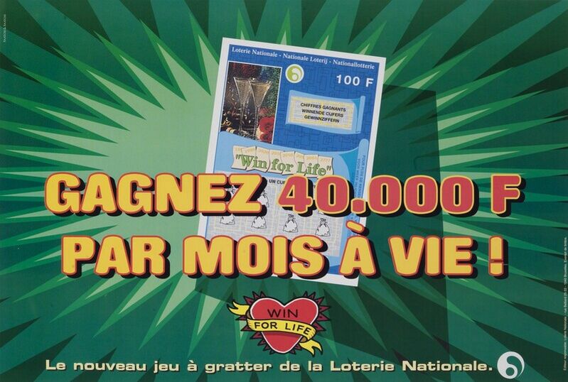 Gagnez 40.000 F par mois à vie!