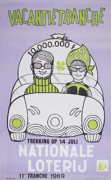 Vacantietranche. Trekking op 14 juli. 11de tranche 1969