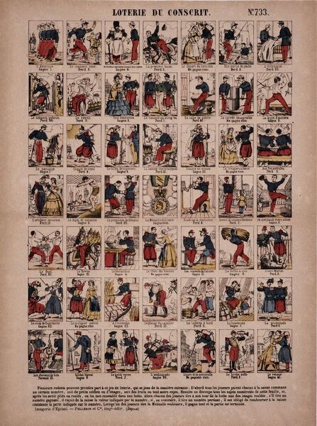 La loterie du conscrit. N°.733