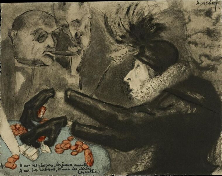 Le baccara: 4 - A moi les plaisirs, les jeunes amants, A moi les richesses, à moi les désirs…… (Goethe)