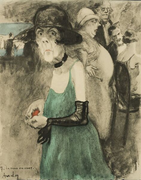 Le baccara: 7 - La dame en vert