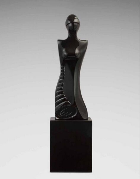 Vrouwe Fortuna op doos van Pandora