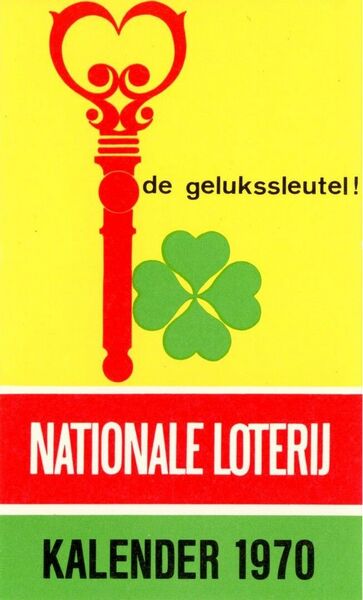 de gelukssleutel. Kalender 1970