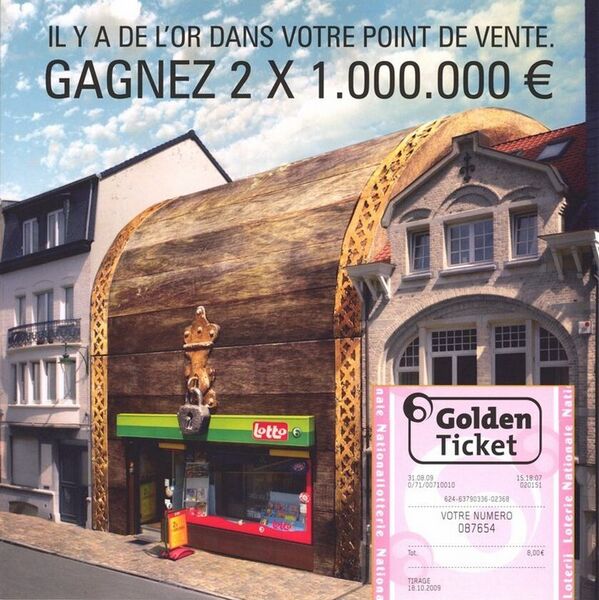 Il ya de l'or dans votre point de vente. Gagnez 2 x 1.000.000 €