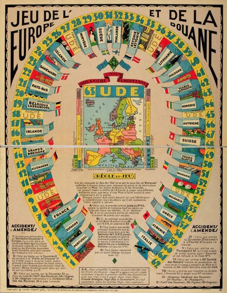 Jeu de l'Europe et de la Douane