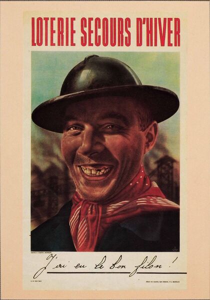 Loterie Secours d'Hiver. J'ai eu le bon filon!